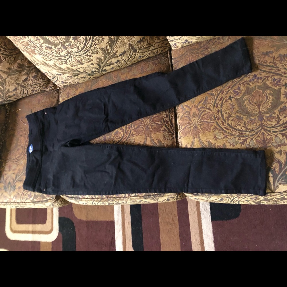 Old navy mid rise black jeggings never worn